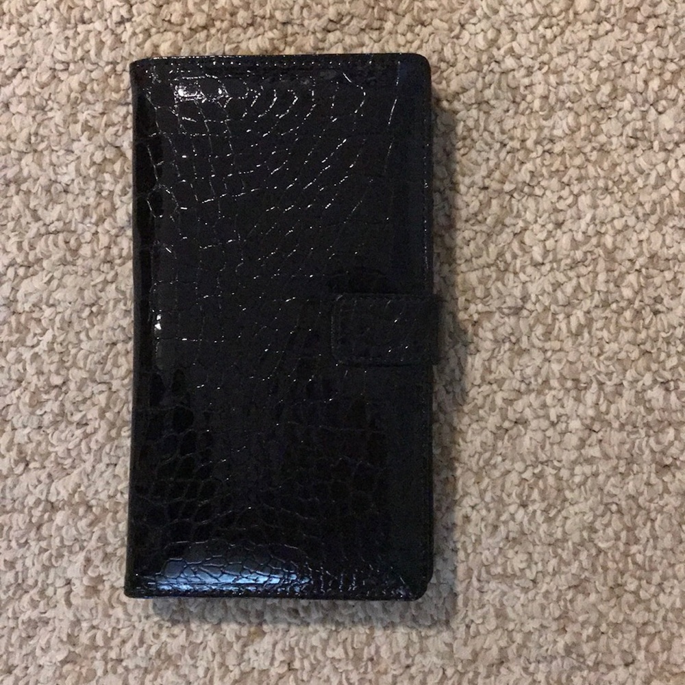Black Patent Leather Wallet